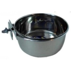 Pet Camelot Ατσαλινο Μπωλ Για κλουβι Βιδωτο 13.5Cm 590Ml