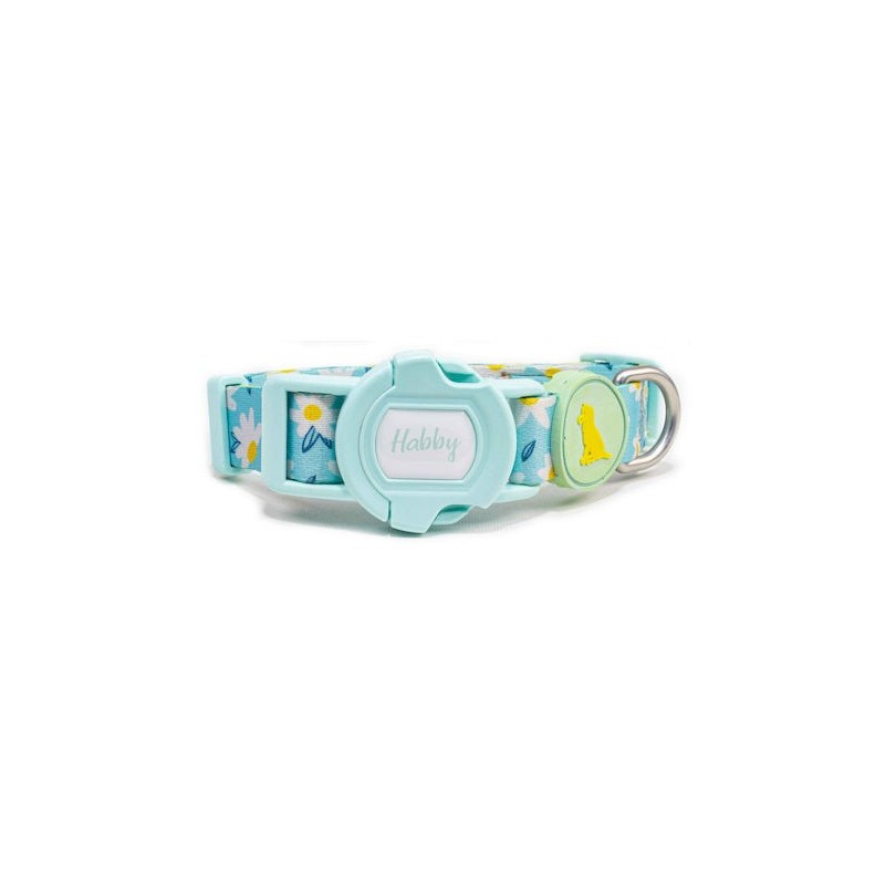 Habby Pet Περιλαιμιο Σκυλου 2Cm/27-37Cm Large Μαργαριτες
