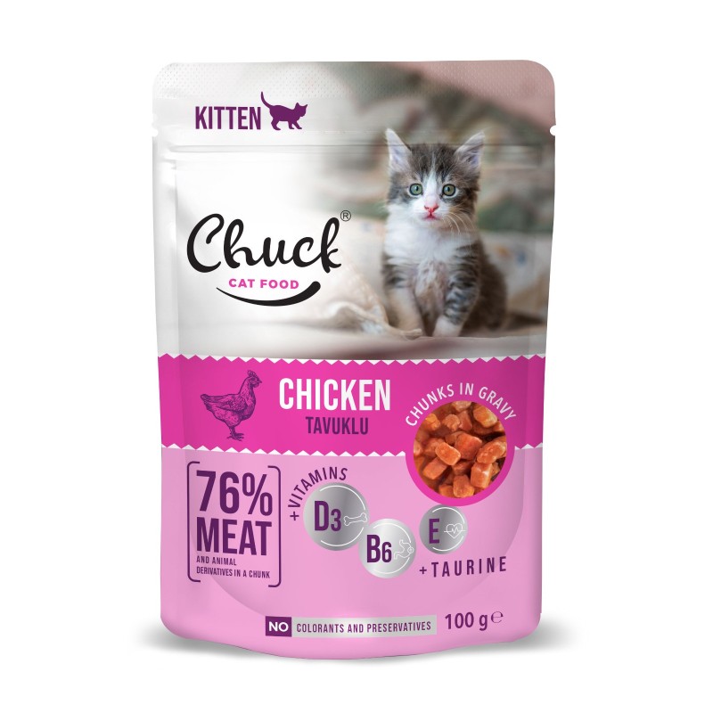 Tisert Chuck Kitten Chicken 100g