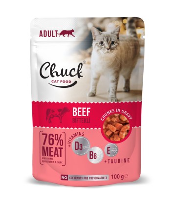 Tisert Chuck Adult Beef 100g