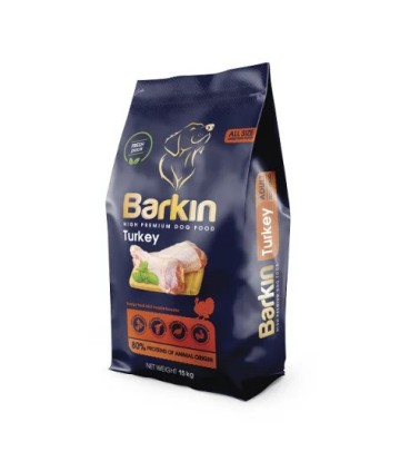 Barkin ξηρά τροφή σκύλου adult γαλοπούλα 15kg