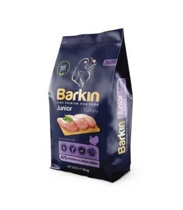 Barkin ξηρά τροφή σκύλου junior γαλοπούλα 2kg