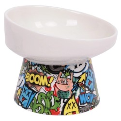 M-Pets Urban Style Υπερυψωμένο Κεραμικό Μπωλ 250ML