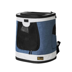 Τσάντα Μεταφοράς Backpack Eddie 43x33x30 cm Μπλε για Σκύλους - Άνεση και Στυλ στις Βόλτες και τα Ταξίδια σας.