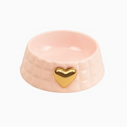 DENIK ΚΕΡΑΜΙΚΟ ΜΠΩΛ ΚΑΡΔΟΥΛΑ ΡΟΖ 13Χ13Χ6CM EF258P