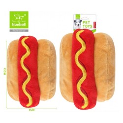 Nunbell Παιχνιδι Σκυλου Λουτρινο Hotdog 17Cm