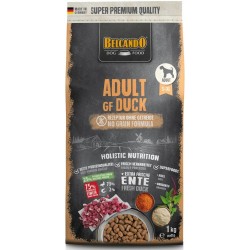 «Belcando Grain-Free Duck: Πλούσια πάπια και κρίλ σε συνταγή χωρίς δημητριακά για υγιές δέρμα, τρίχωμα και πέψη.»