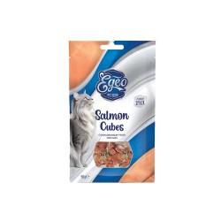 Egeo Λιχουδιες Γατας salmon cubes 50G