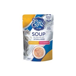 Egeo Cat Soup Sterilized chicken & Cranberry 85g eg510