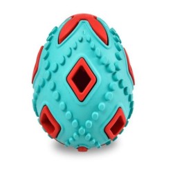 Pet Camelot Durable Rubber Αυγο με υποδοχη για Τροφή 8x6Cm – Στιβαρό μπαλάκι μάσησης για δυναμικούς σκύλους
