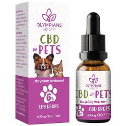 Olympians Hemp Pet CBD Oil 6% Bacon 10ml – Έλαιο CBD για κατοικίδια