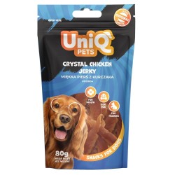 Uniq Crystal Chicken Jerky – τραγανή λιχουδιά σκύλου με κοτόπουλο για απολαυστική μάσηση