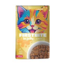 M-Pets FirstBites φακελάκι γάτας – πλήρης υγρή τροφή σε ζελέ για καθημερινή διατροφή