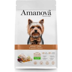 Amanova Mini Adult 2Kg – Premium ξηρά τροφή για ενήλικους μικρόσωμους σκύλους.