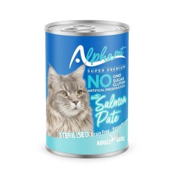 Alphapet Pate Adult Κονσερβα Σολωμος 400G| Υγρή Τροφή Γάτας | GeniusPet