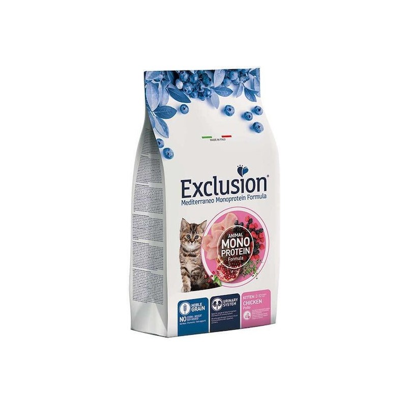 Exclusion Monoprotein Cat Kitten Chicken 1.5KG