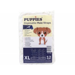 Puppies Πάνες Αρσενικού XLarge για σκύλους 25–40Kg και περίμετρο μέσης 68,5–78,7Cm.