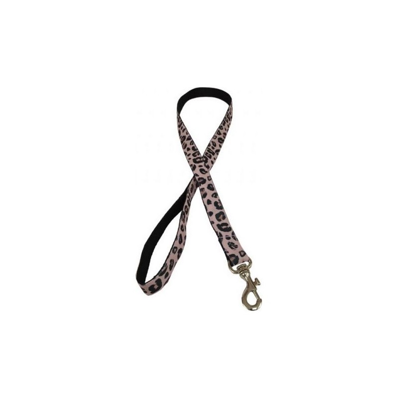 Woofmoda Οδηγος Λεοπα (Ροζ) 20mm x 120Cm Medium