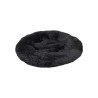 Denik pets Γουνινο Antistress Fluffy Κρεβατι Στρογγυλο Σκυλου-Γατας 50Cm Μαυρο