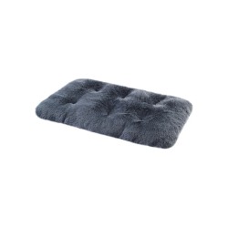 Γουνινο Antistress Fluffy Μαξιλαρι Τετραγωνο Σκυλου-Γατας 94X63Cm Γκρι