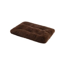 Γουνινο Antistress Fluffy Μαξιλαρι Τετραγωνο Σκυλου-Γατας 94X63Cm Καφε