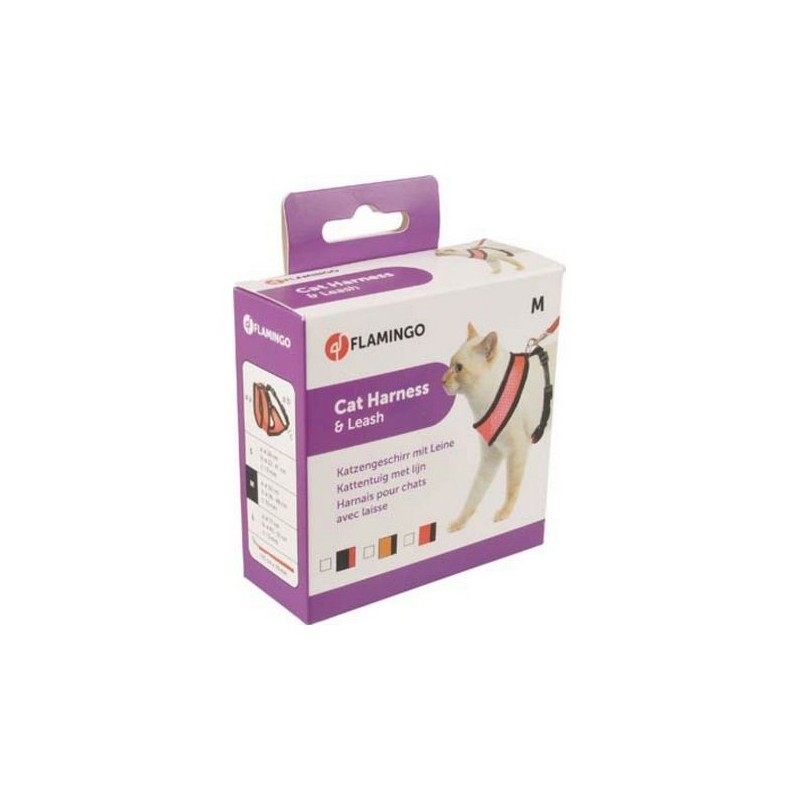 Flamingo Σαμαρακι Γατας Με Οδηγο 36-48/120Cm