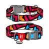 Waudog Περιλαιμιο Σκυλου Graffiti Me Smart Id 23-35Cm