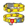 Waudog Περιλαιμιο Σκυλου Superman Με Smart Id 24-40Cm