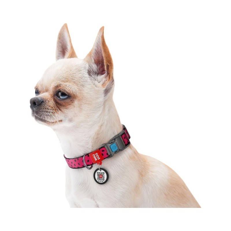 Waudog Περιλαιμιο Σκυλου Watelmellon Me Smart Id 23-35Cm