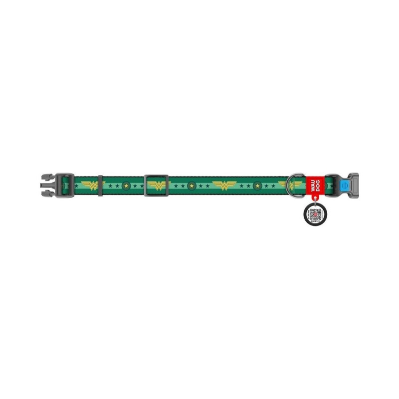 Waudog Περιλαιμιο Σκυλου Wonder Woman Με Smart Id 23-35Cm