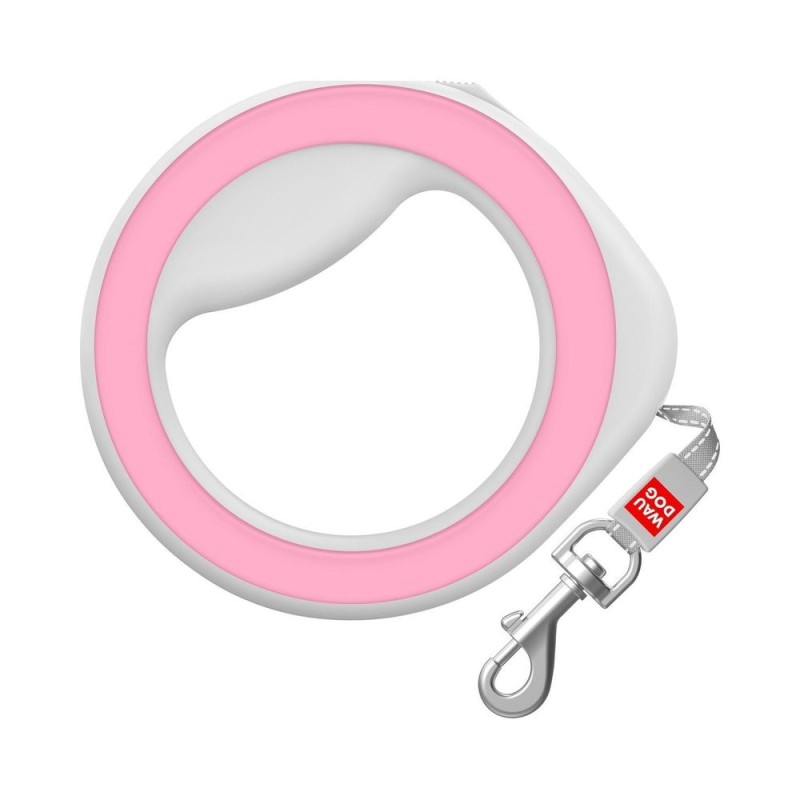 Waudog Οδηγος Σκυλου Ring Hands Free Πτυσσομενος Ροζ  Xs-S Εως 40Kg 2.9Μ