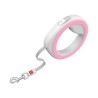 Waudog Οδηγος Σκυλου Ring Hands Free Πτυσσομενος Ροζ  Xs-S Εως 40Kg 2.9Μ
