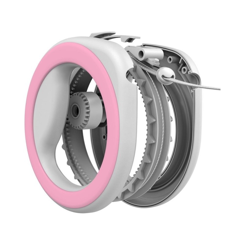 Waudog Οδηγος Σκυλου Ring Hands Free Πτυσσομενος Ροζ  Xs-S Εως 40Kg 2.9Μ