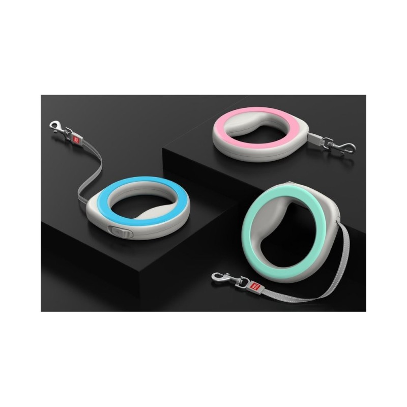 Waudog Οδηγος Σκυλου Ring Hands Free Πτυσσομενος Ροζ  Xs-S Εως 40Kg 2.9Μ