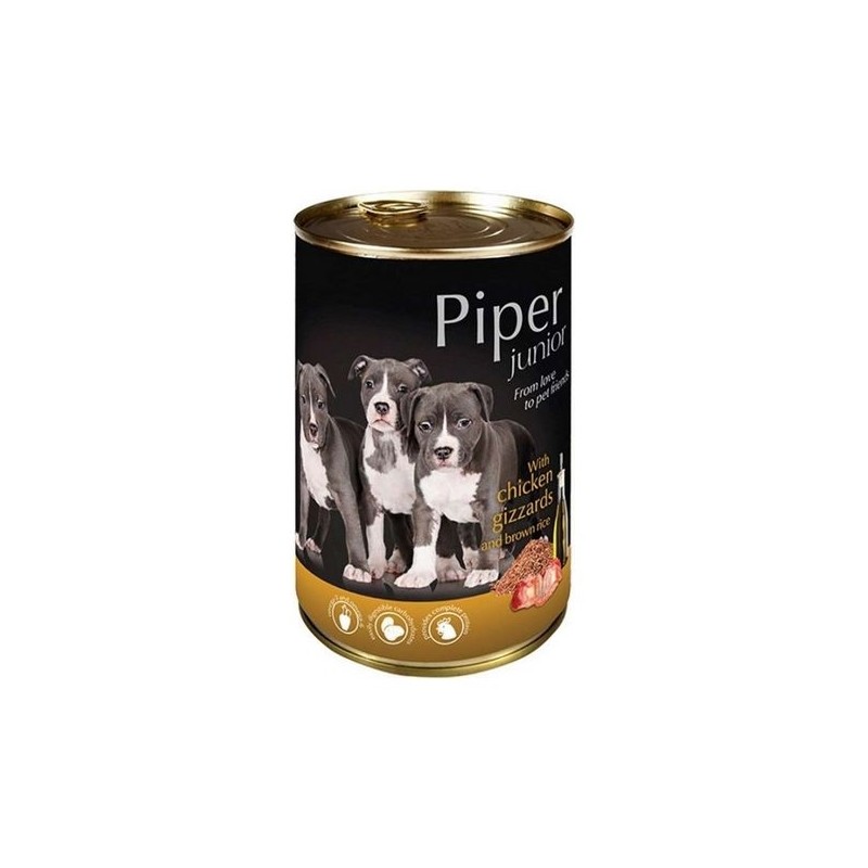 Piper Κονσερβα Puppy Junior Κοτοπουλο 400G.