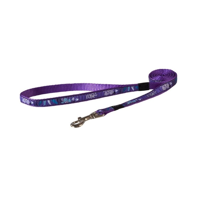 Rogz Οδηγος Classic Lead Purple Forest Medium 1,4M-16Mm Εως 18,6Kg