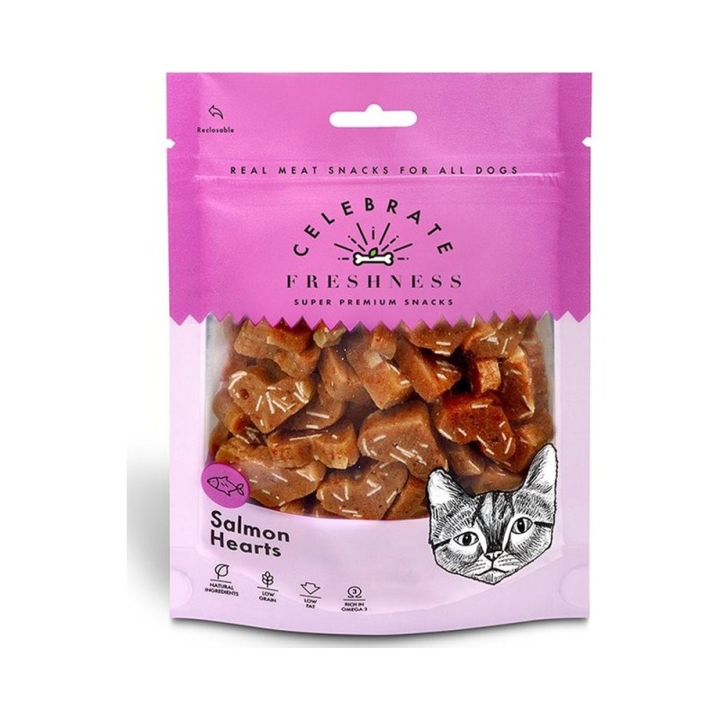 Celebrate Freshness Σολωμο Heart Bites Γατας 50Gr