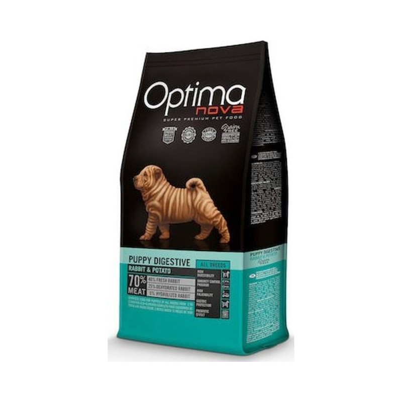 Optima Nova Puppy Digestive Κουνελι & Πατατα 12Kg